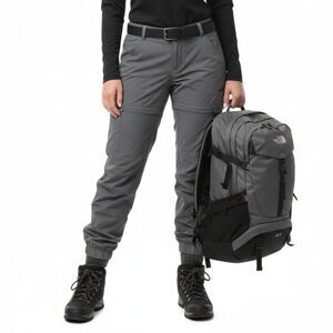 The North Face Gray Zip off Shorts Athletic Sport Pants 10